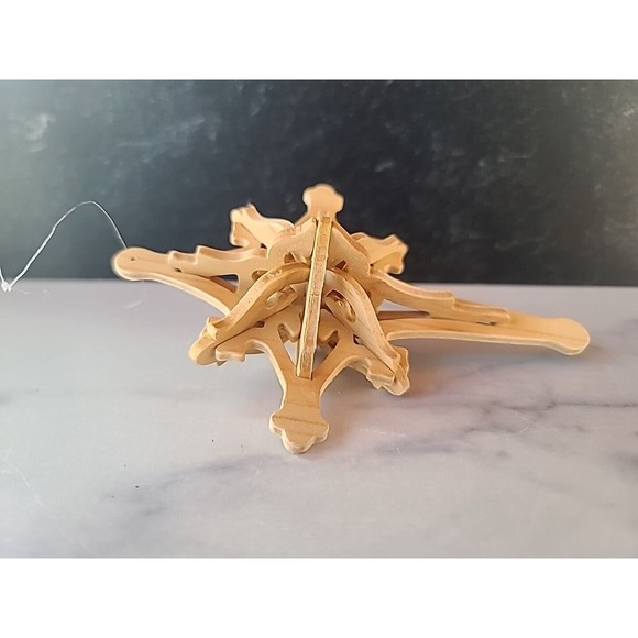 Wooden Cross Christmas Ornament - Picture 5 of 10